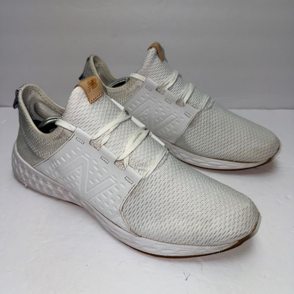 New Balance Fresh Foam White Athletic Sneakers Running Shoes Men US 12 - Picture 2 of 9